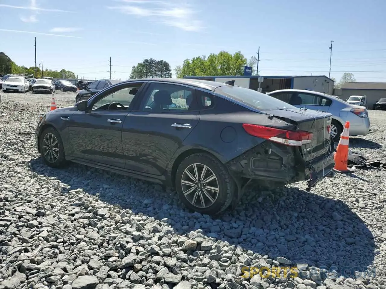 2 Photograph of a damaged car 5XXGT4L3XKG322746 KIA OPTIMA 2019