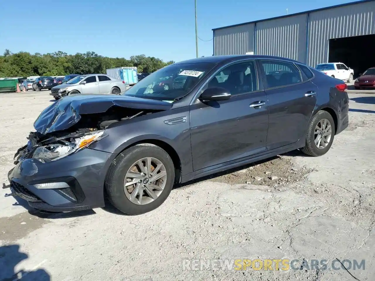 1 Photograph of a damaged car 5XXGT4L3XKG324447 KIA OPTIMA 2019