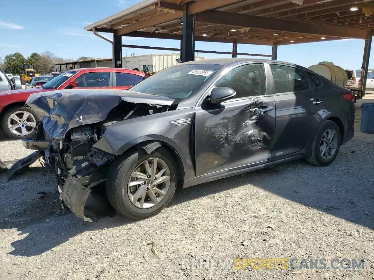 1 Photograph of a damaged car 5XXGT4L3XKG326165 KIA OPTIMA 2019