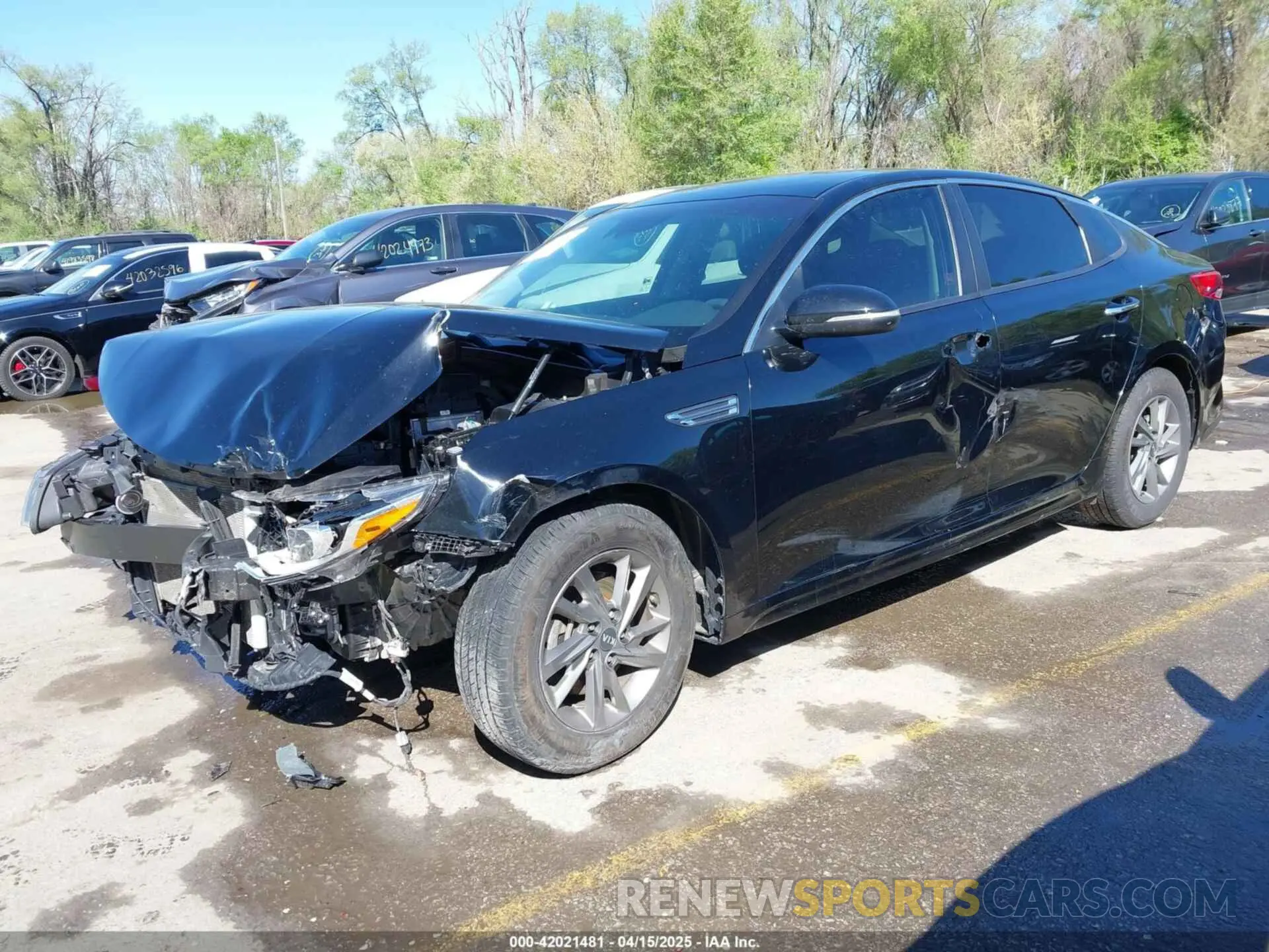 2 Photograph of a damaged car 5XXGT4L3XKG335125 KIA OPTIMA 2019