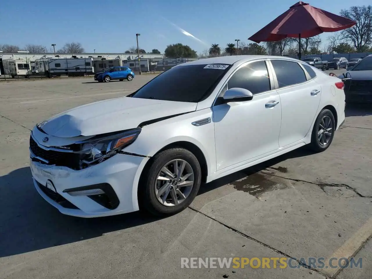 1 Photograph of a damaged car 5XXGT4L3XKG336436 KIA OPTIMA 2019