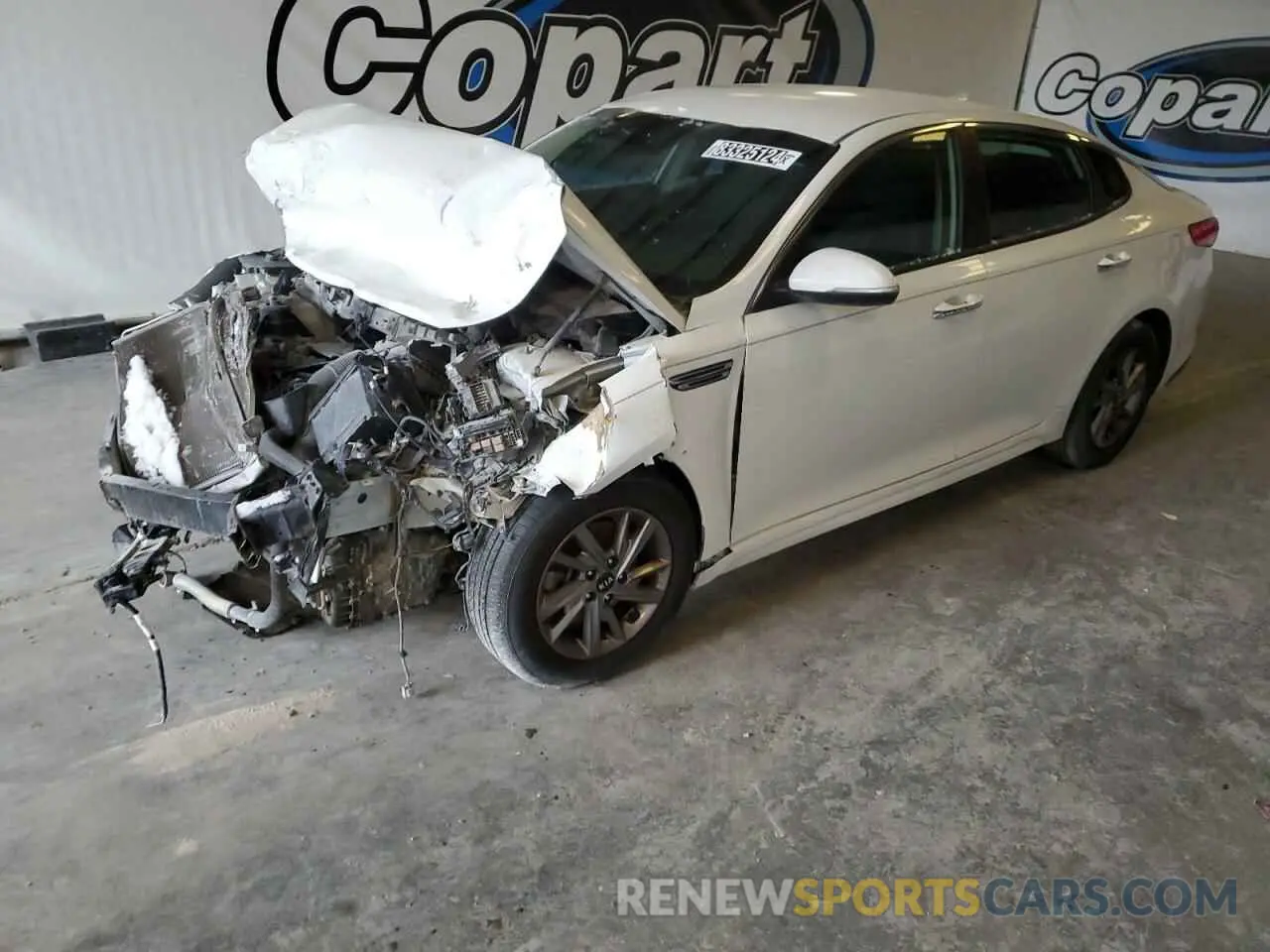1 Photograph of a damaged car 5XXGT4L3XKG341622 KIA OPTIMA 2019