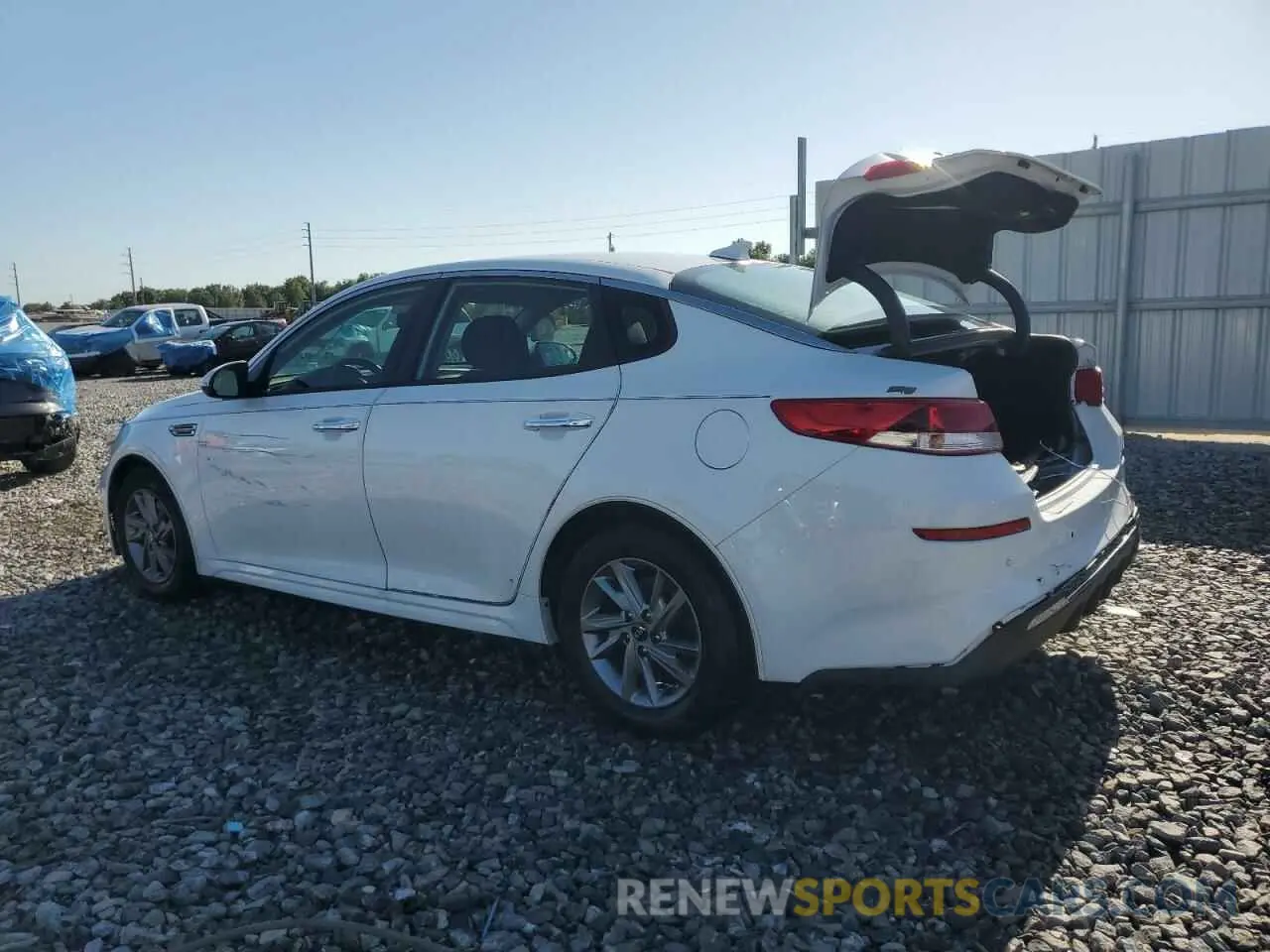 2 Photograph of a damaged car 5XXGT4L3XKG345072 KIA OPTIMA 2019