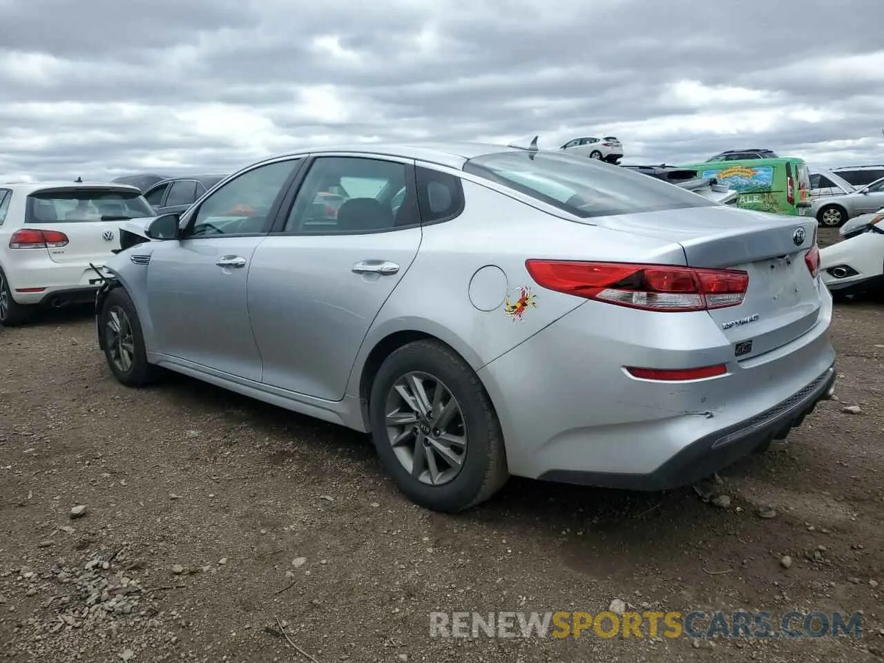 2 Photograph of a damaged car 5XXGT4L3XKG346867 KIA OPTIMA 2019