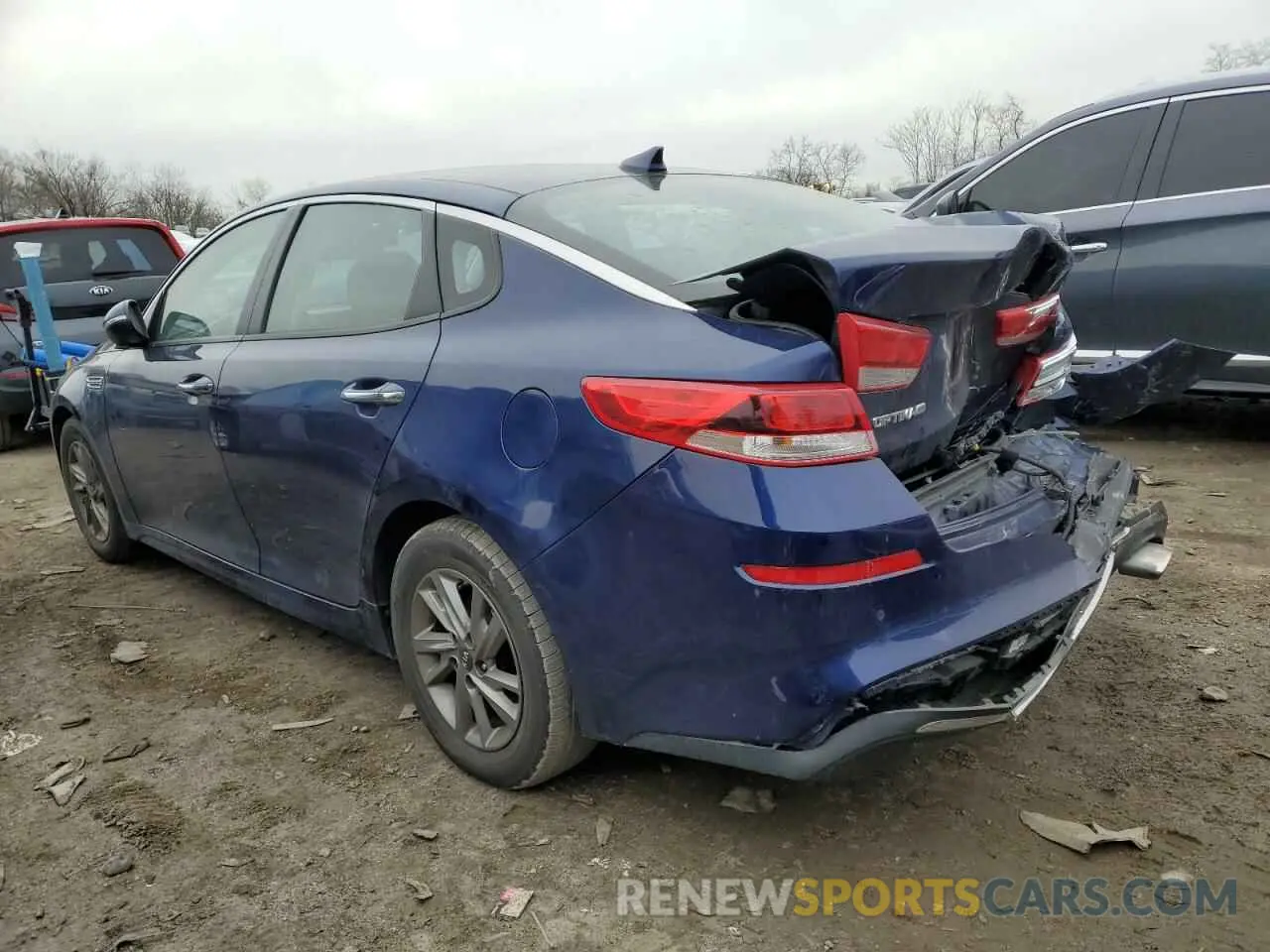 2 Photograph of a damaged car 5XXGT4L3XKG350398 KIA OPTIMA 2019