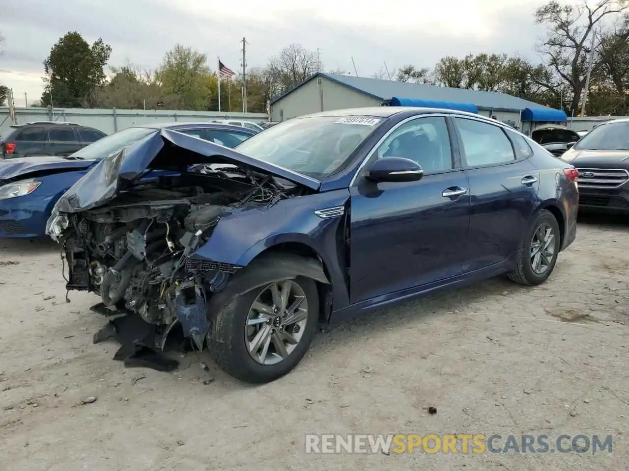 1 Photograph of a damaged car 5XXGT4L3XKG350921 KIA OPTIMA 2019