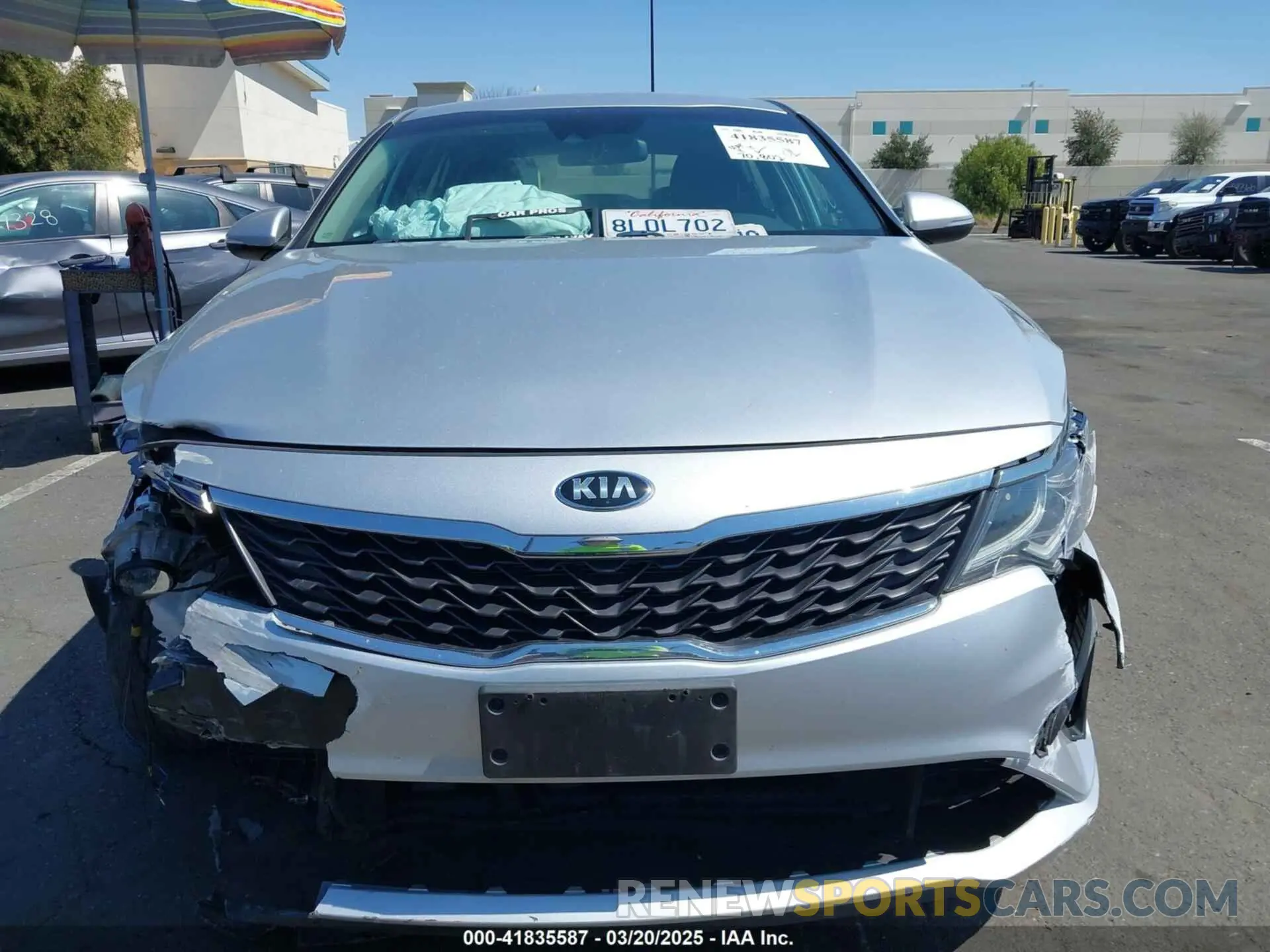 12 Photograph of a damaged car 5XXGT4L3XKG355357 KIA OPTIMA 2019