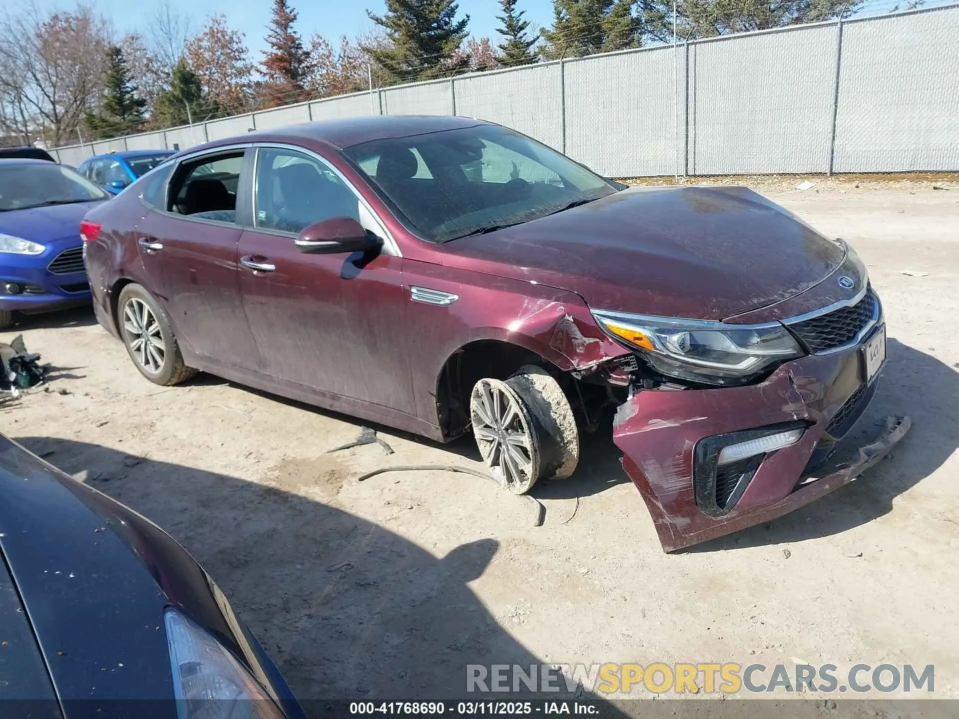 1 Photograph of a damaged car 5XXGT4L3XKG369534 KIA OPTIMA 2019