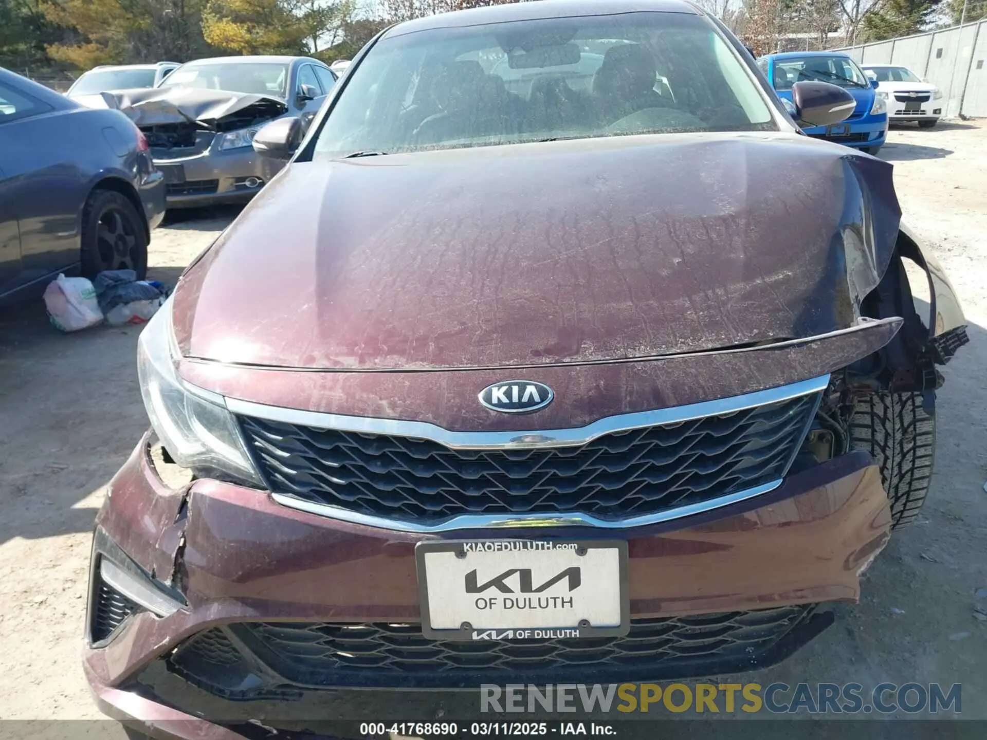 12 Photograph of a damaged car 5XXGT4L3XKG369534 KIA OPTIMA 2019