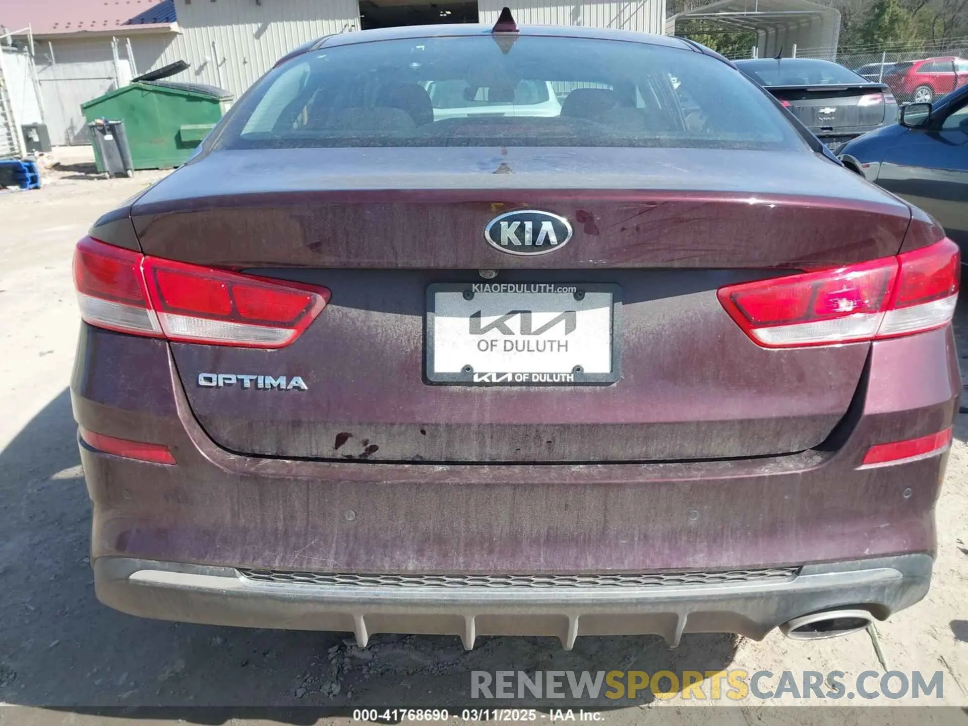 16 Photograph of a damaged car 5XXGT4L3XKG369534 KIA OPTIMA 2019