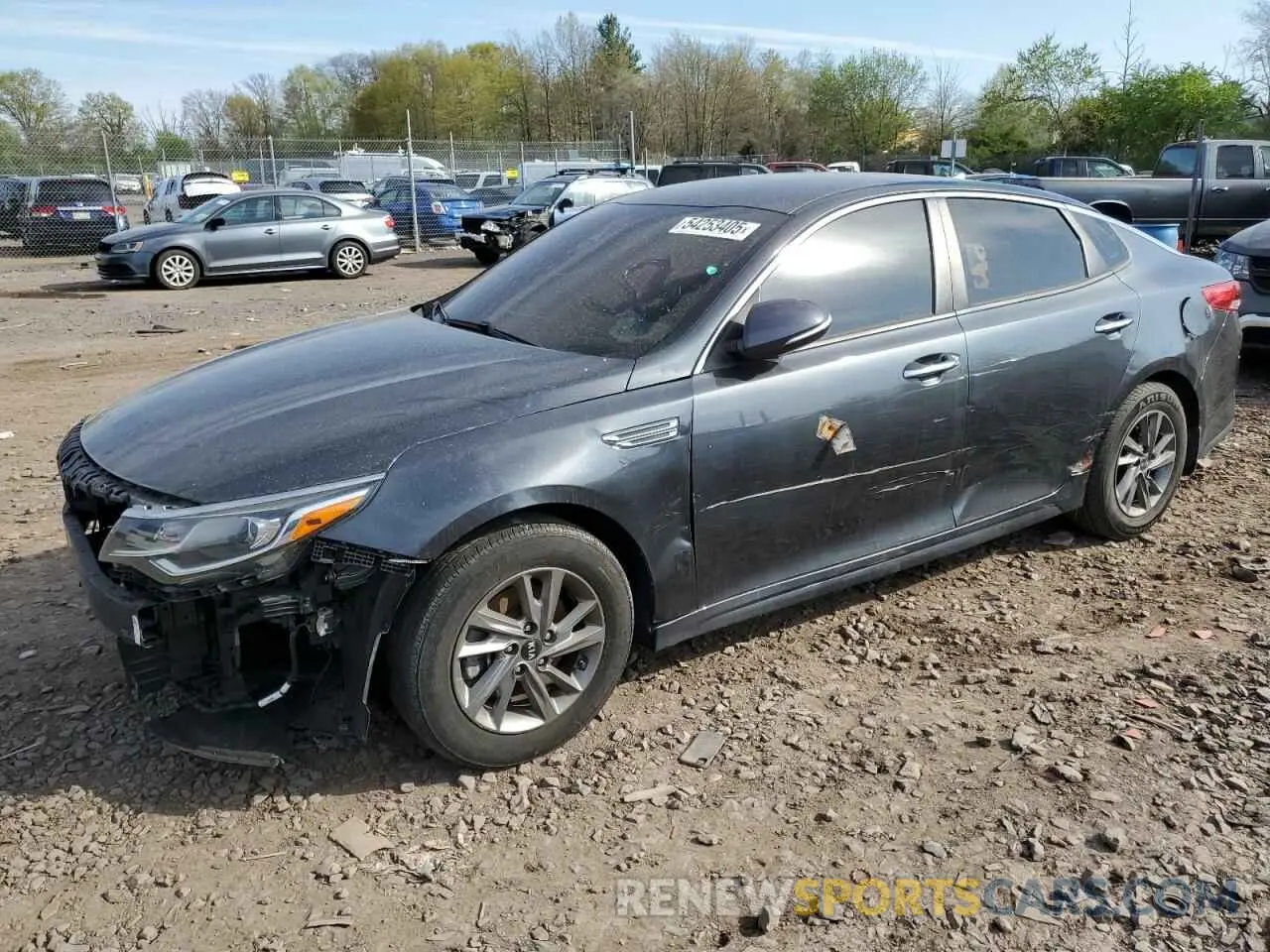 1 Photograph of a damaged car 5XXGT4L3XKG376273 KIA OPTIMA 2019