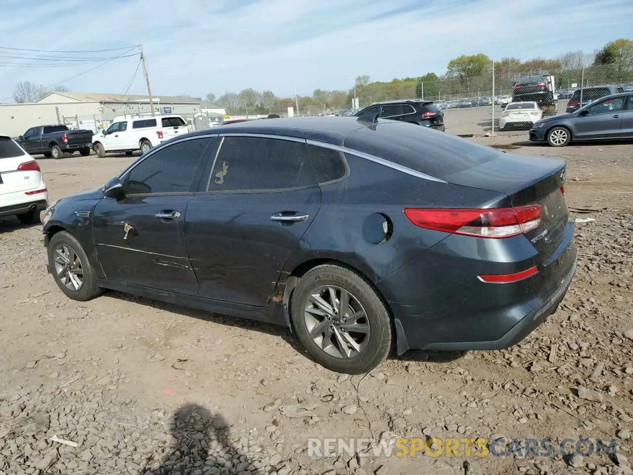 2 Photograph of a damaged car 5XXGT4L3XKG376273 KIA OPTIMA 2019