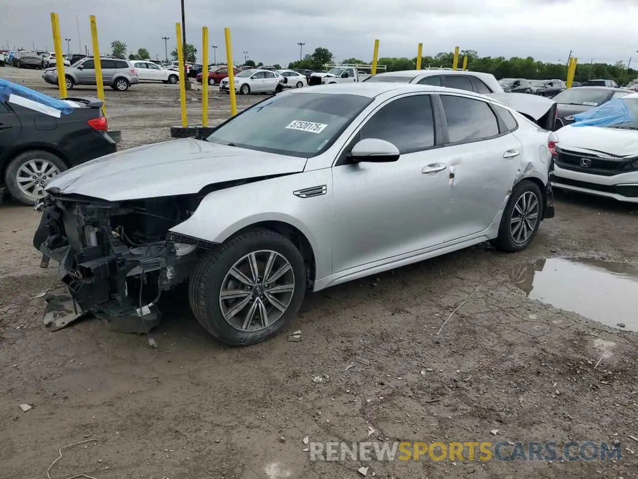 1 Photograph of a damaged car 5XXGT4L3XKG377567 KIA OPTIMA 2019