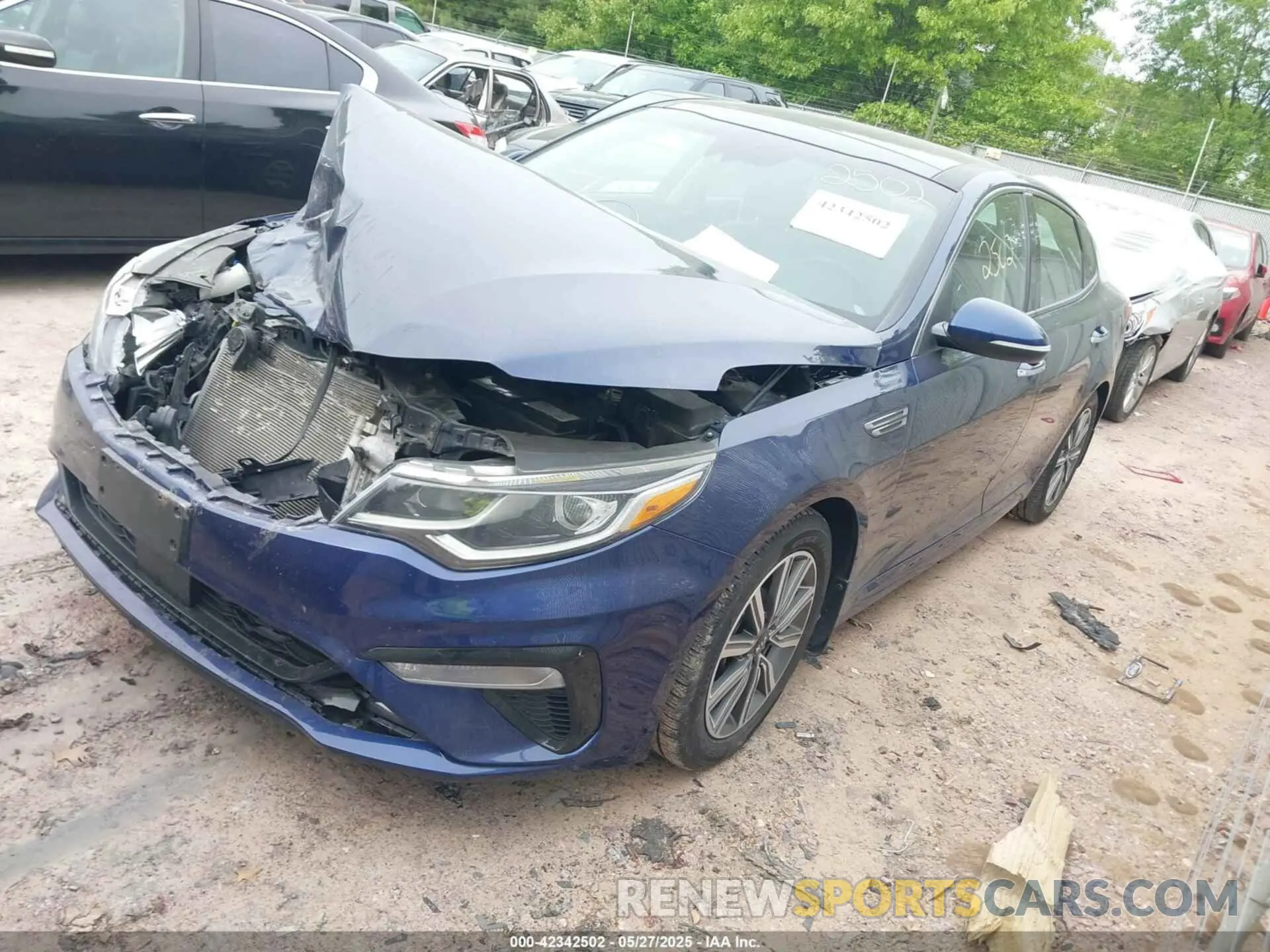 2 Photograph of a damaged car 5XXGU4L11KG301909 KIA OPTIMA 2019