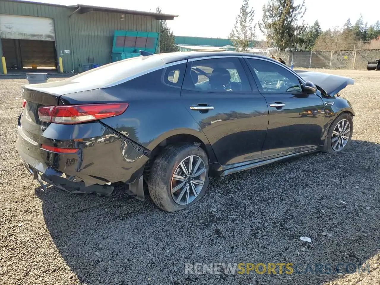 3 Photograph of a damaged car 5XXGU4L12KG368387 KIA OPTIMA 2019
