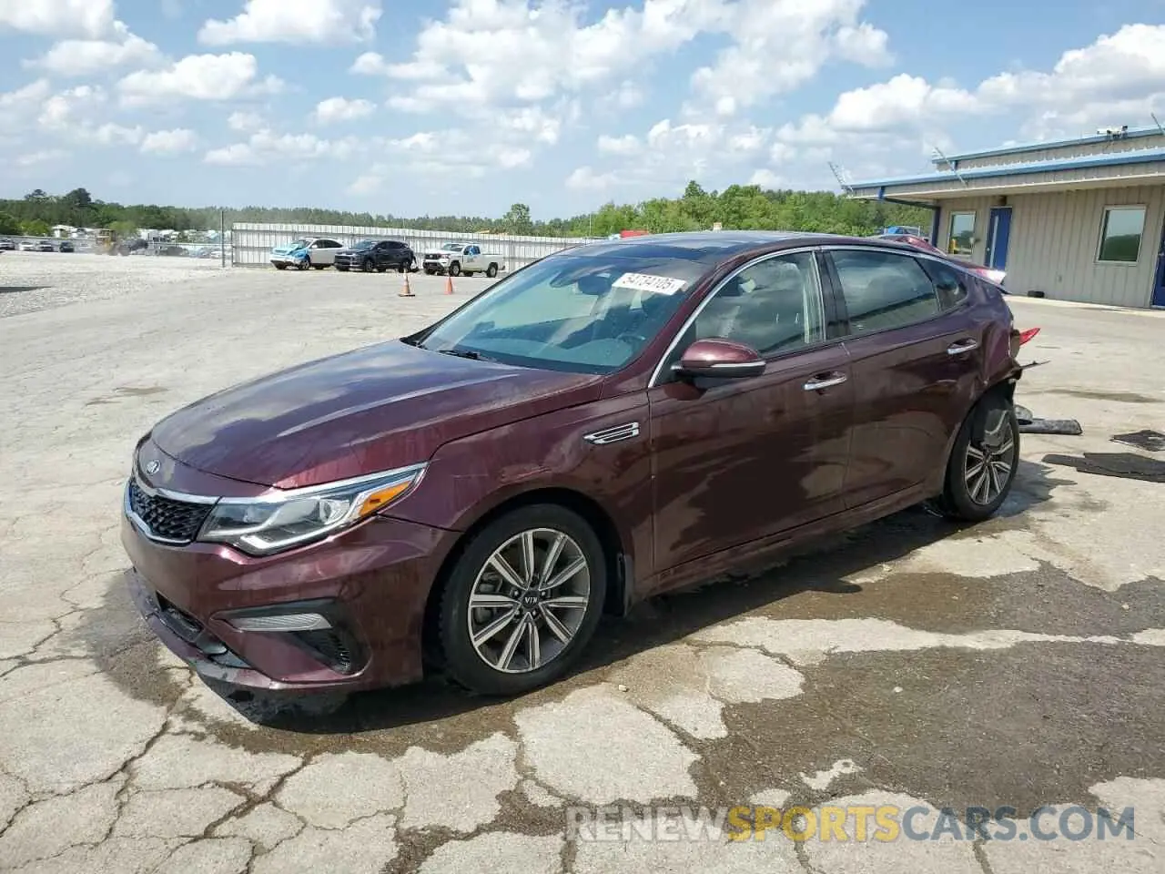 1 Photograph of a damaged car 5XXGU4L14KG311477 KIA OPTIMA 2019