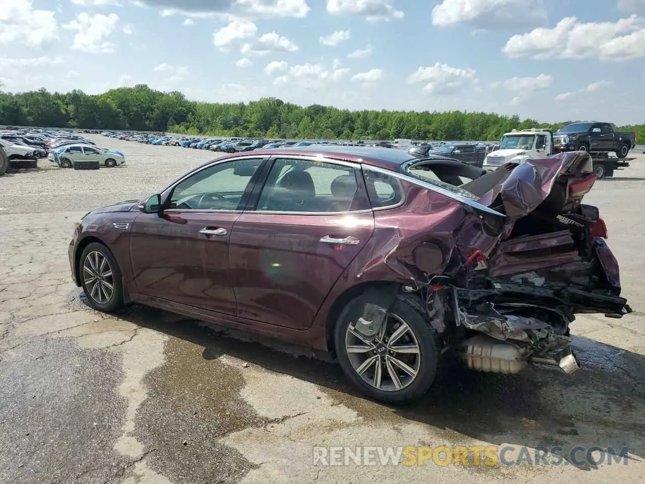2 Photograph of a damaged car 5XXGU4L14KG311477 KIA OPTIMA 2019