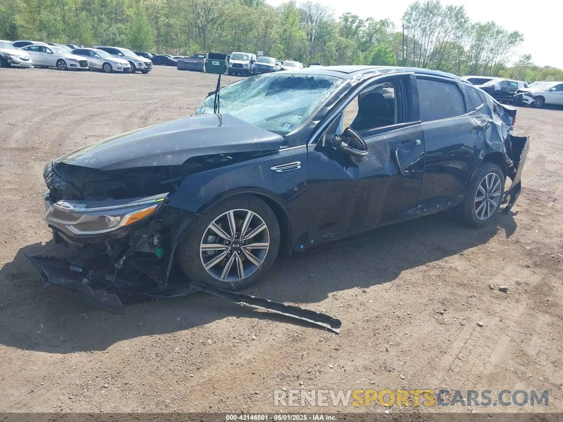 2 Photograph of a damaged car 5XXGU4L17KG323378 KIA OPTIMA 2019