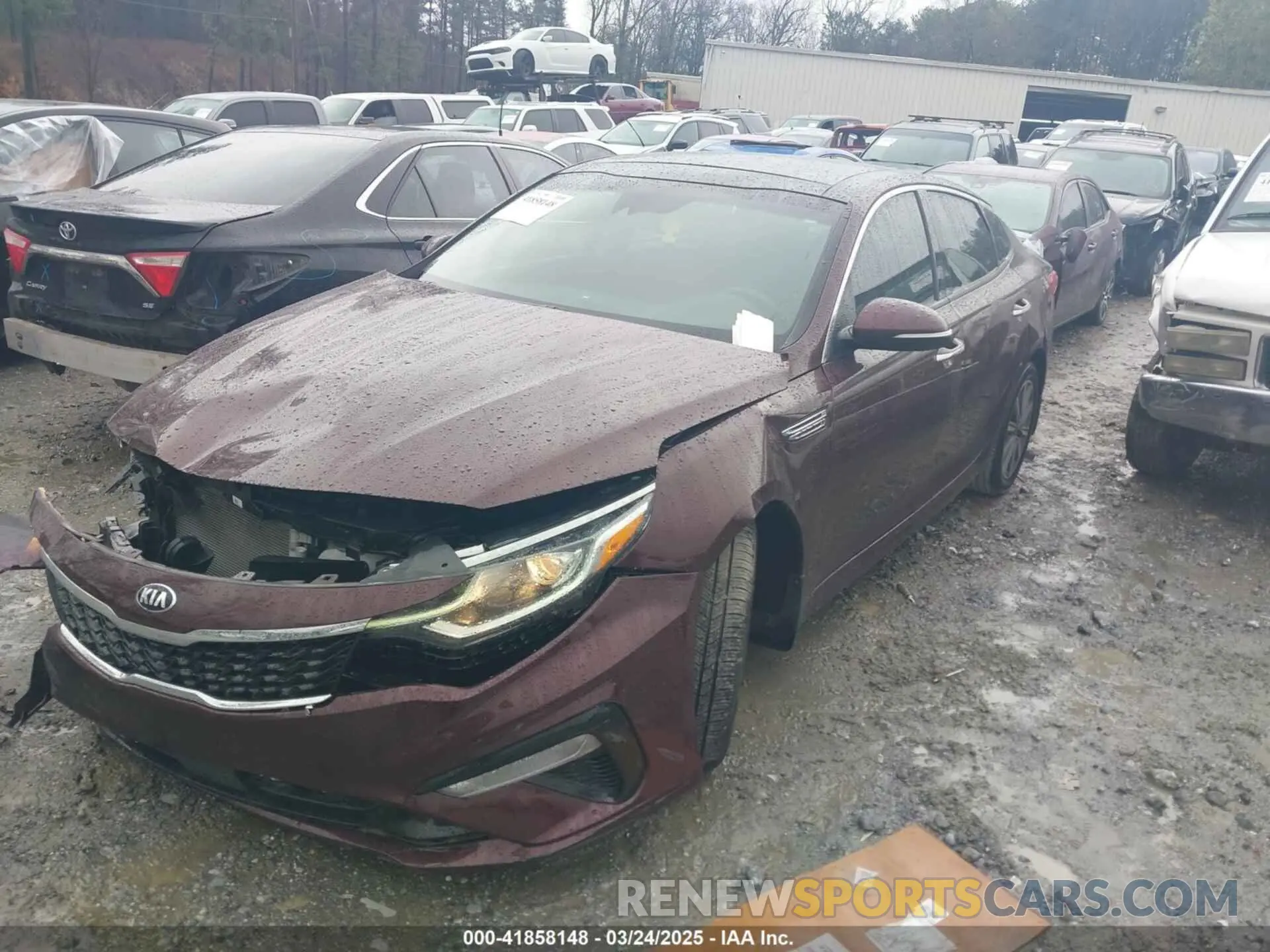 2 Photograph of a damaged car 5XXGU4L17KG327897 KIA OPTIMA 2019