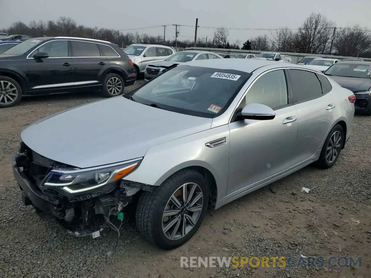 1 Photograph of a damaged car 5XXGU4L18KG343588 KIA OPTIMA 2019