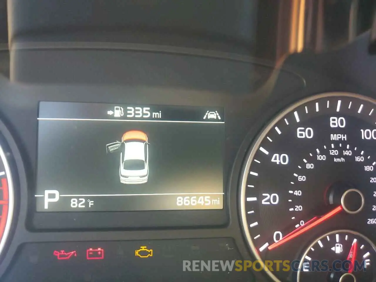 9 Photograph of a damaged car 5XXGV4L20KG313832 KIA OPTIMA 2019
