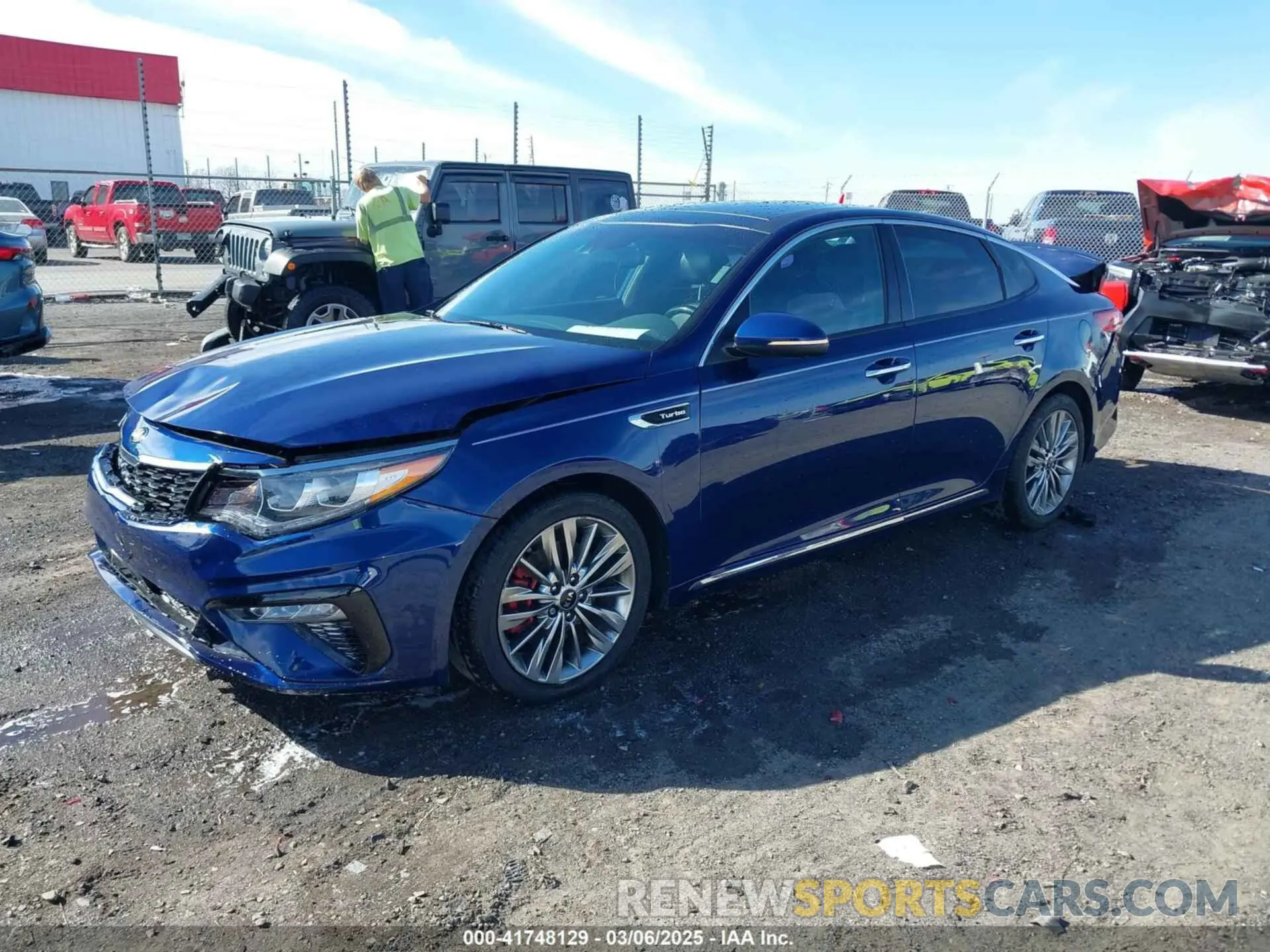 2 Photograph of a damaged car 5XXGV4L21KG306632 KIA OPTIMA 2019