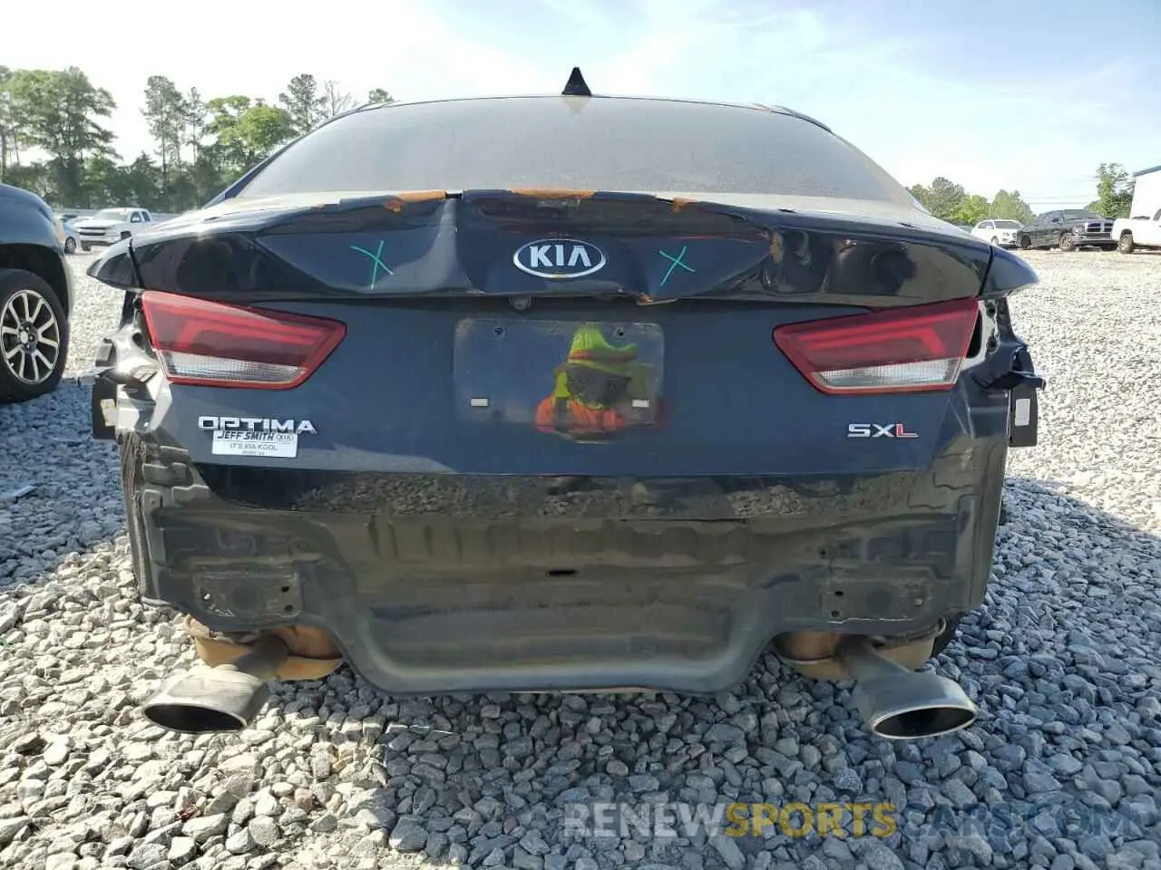 6 Photograph of a damaged car 5XXGV4L23KG319608 KIA OPTIMA 2019
