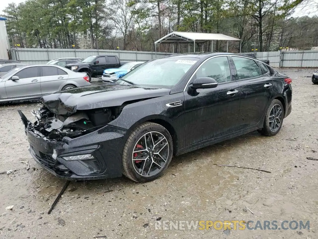1 Photograph of a damaged car 5XXGW4L23KG301154 KIA OPTIMA 2019