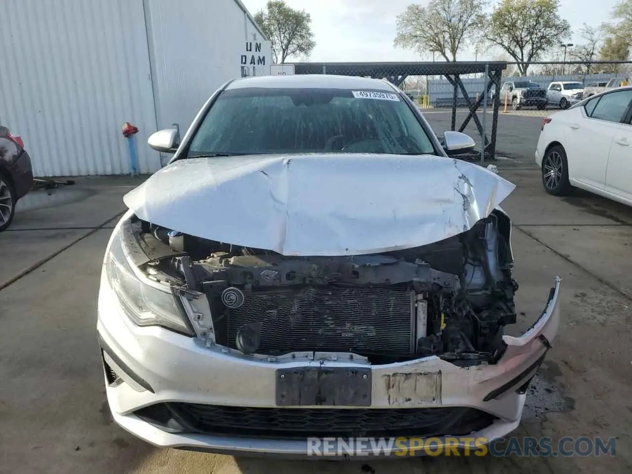 5 Photograph of a damaged car 5XXGT4L30LG389034 KIA OPTIMA 2020