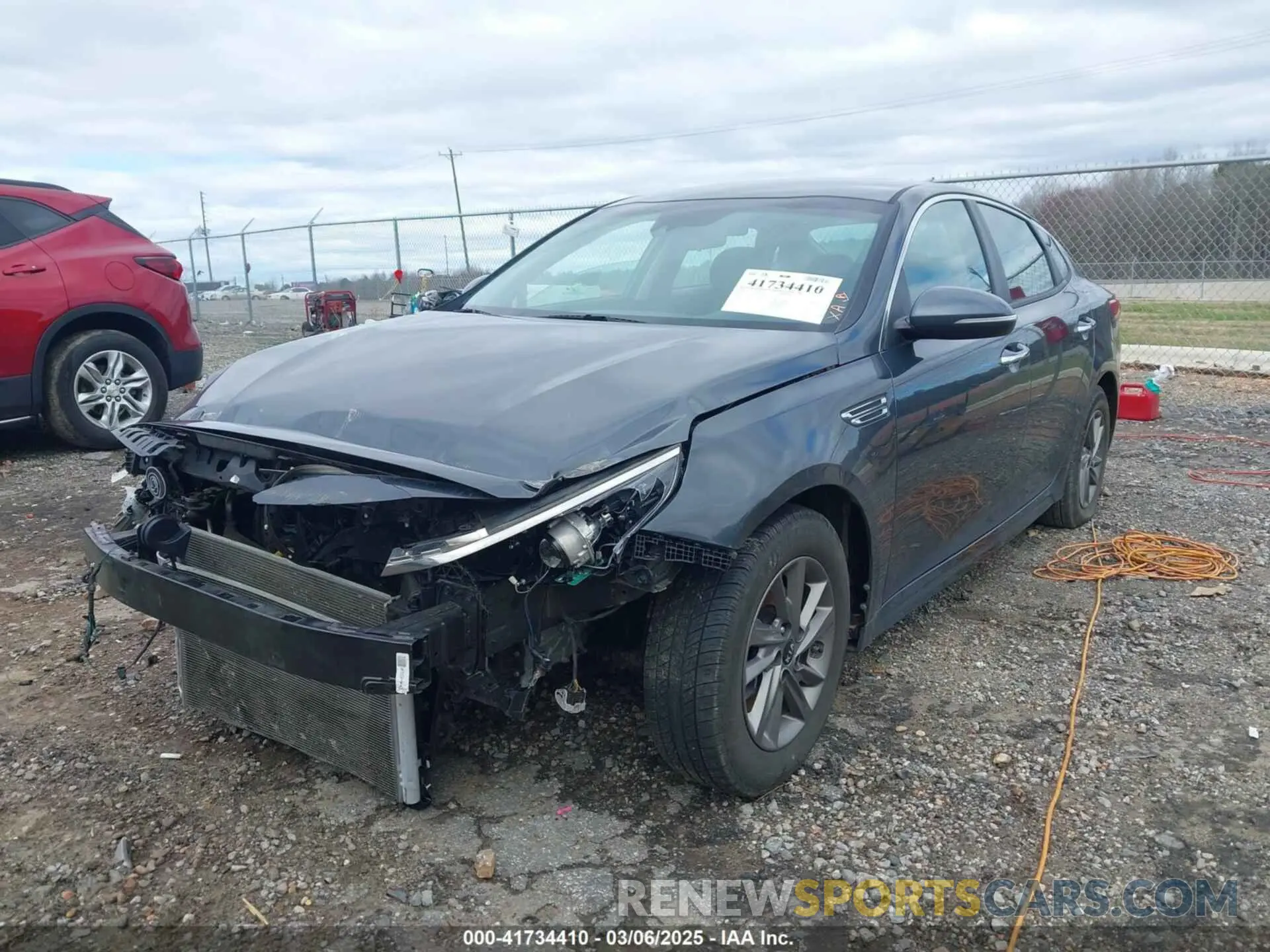 2 Photograph of a damaged car 5XXGT4L30LG393598 KIA OPTIMA 2020