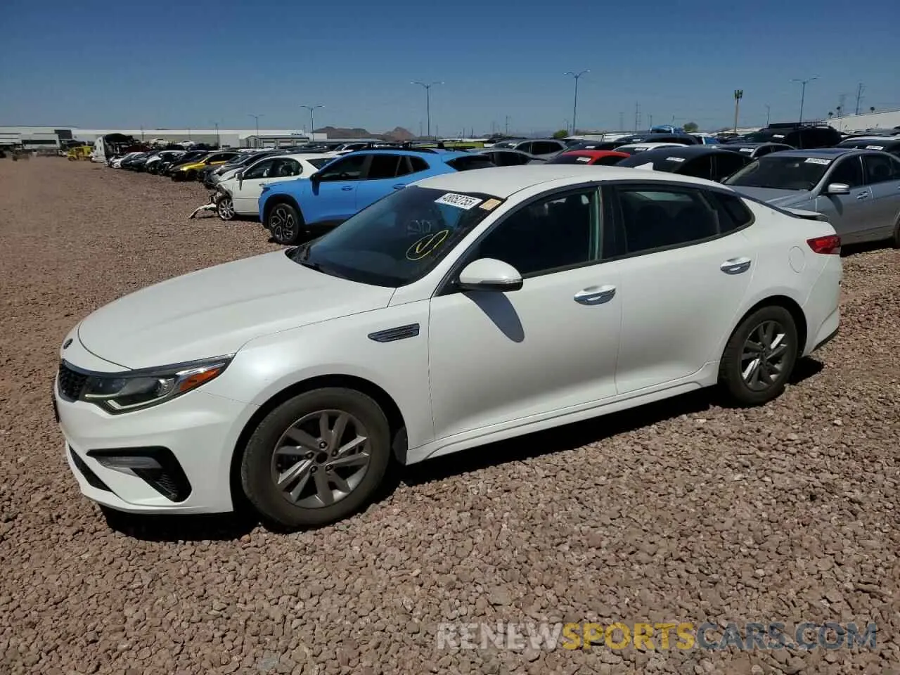 1 Photograph of a damaged car 5XXGT4L30LG393651 KIA OPTIMA 2020