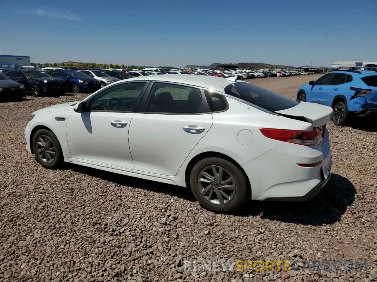 2 Photograph of a damaged car 5XXGT4L30LG393651 KIA OPTIMA 2020