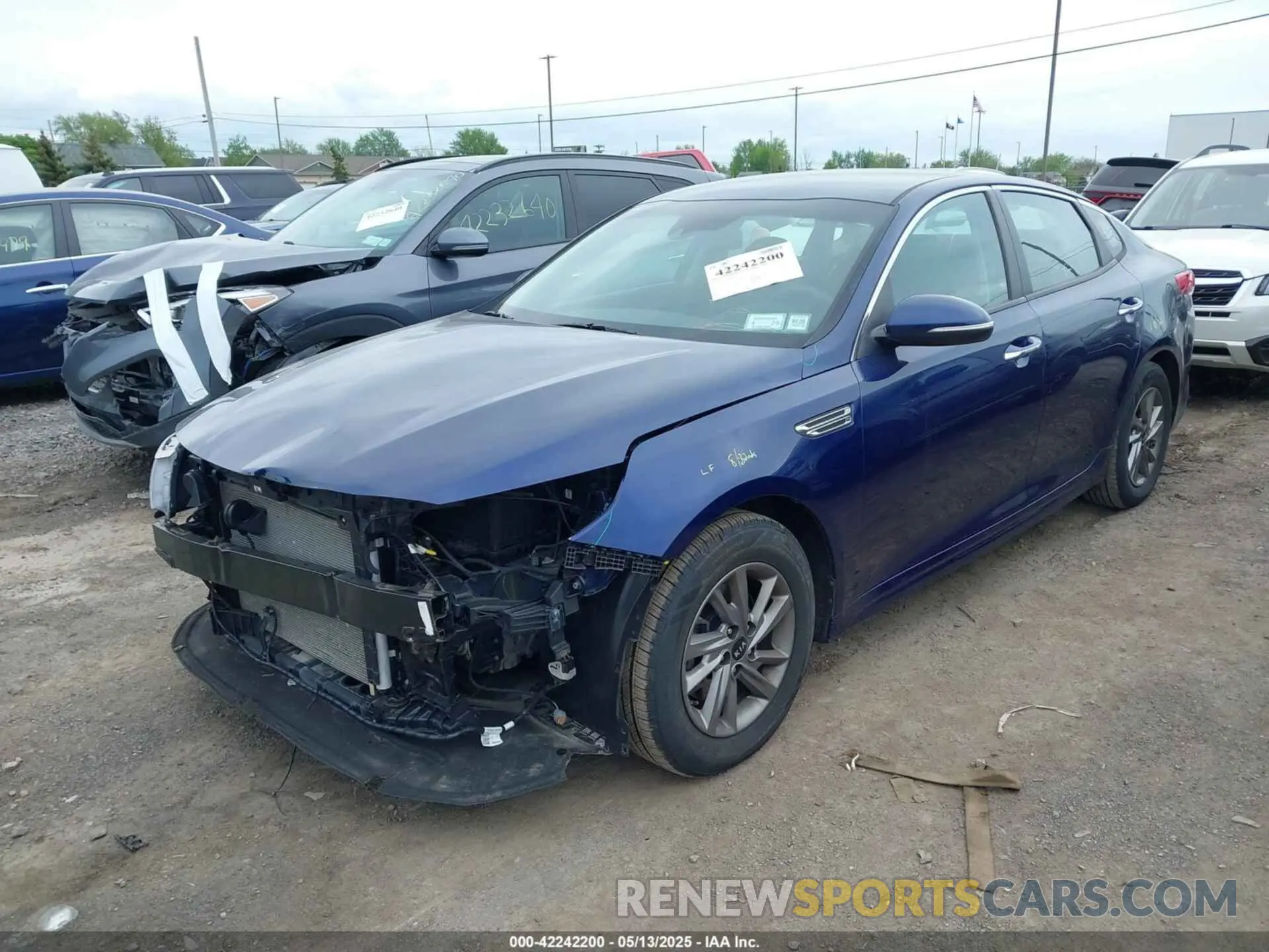 2 Photograph of a damaged car 5XXGT4L30LG396033 KIA OPTIMA 2020