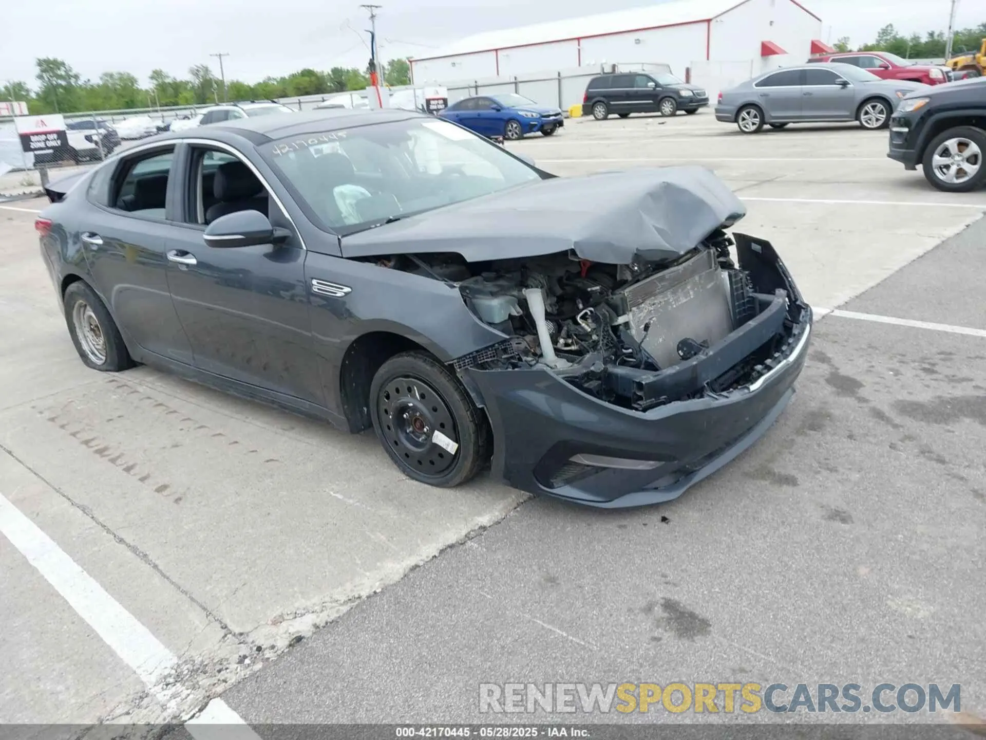 1 Photograph of a damaged car 5XXGT4L30LG410027 KIA OPTIMA 2020