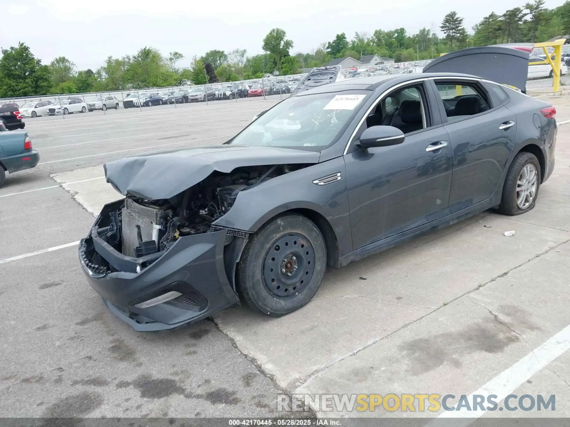2 Photograph of a damaged car 5XXGT4L30LG410027 KIA OPTIMA 2020