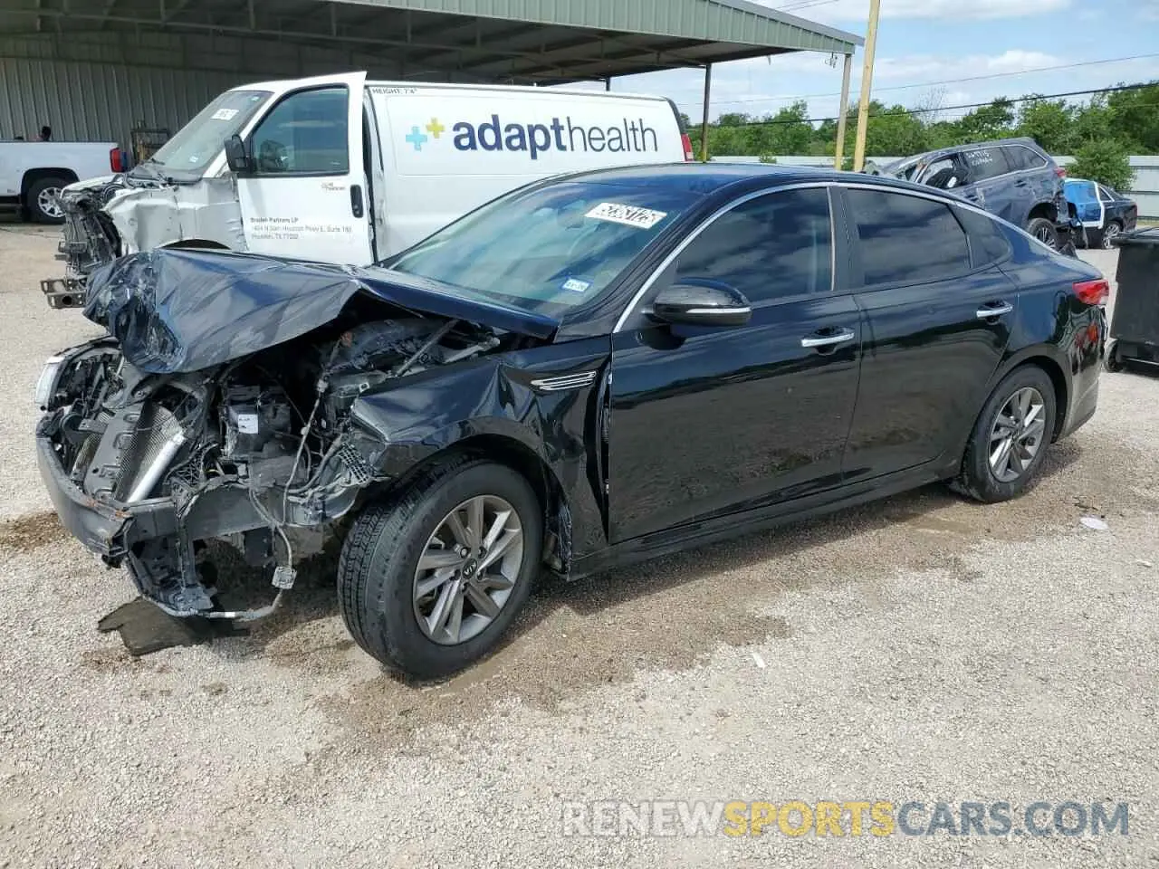 1 Photograph of a damaged car 5XXGT4L30LG438555 KIA OPTIMA 2020