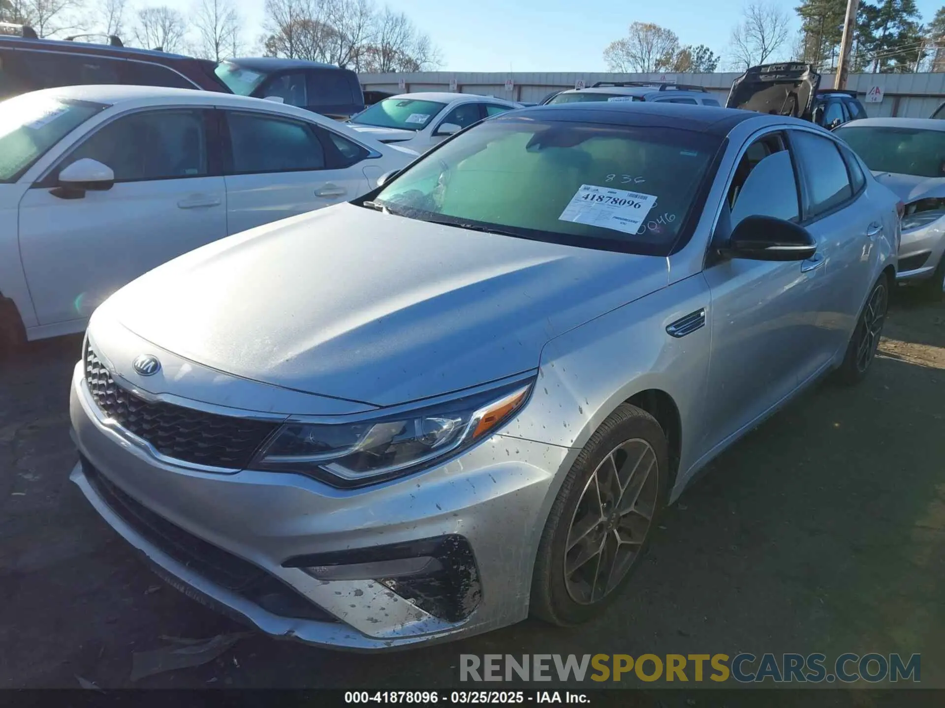 2 Photograph of a damaged car 5XXGT4L30LG440046 KIA OPTIMA 2020