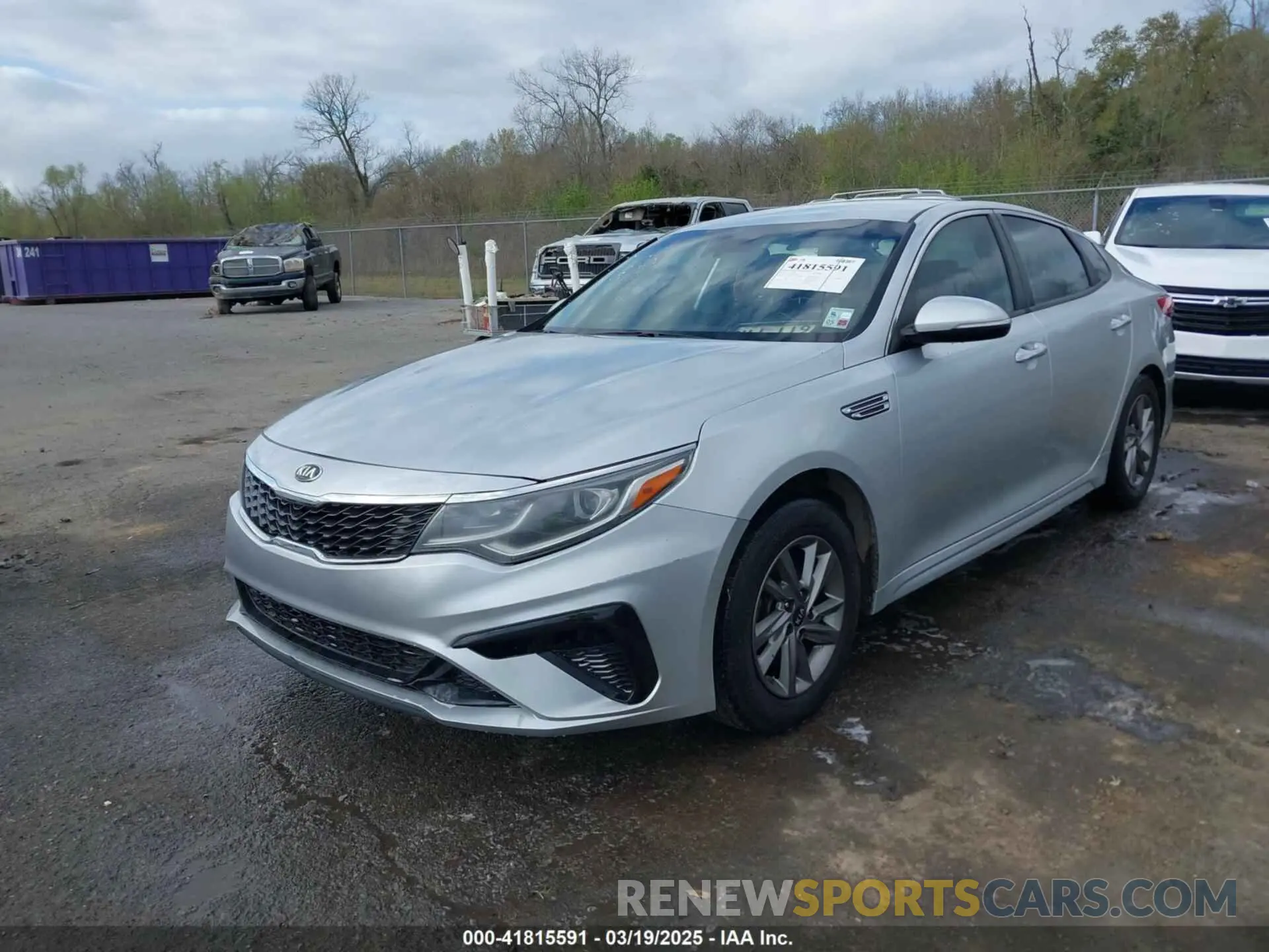 2 Photograph of a damaged car 5XXGT4L31LG380858 KIA OPTIMA 2020