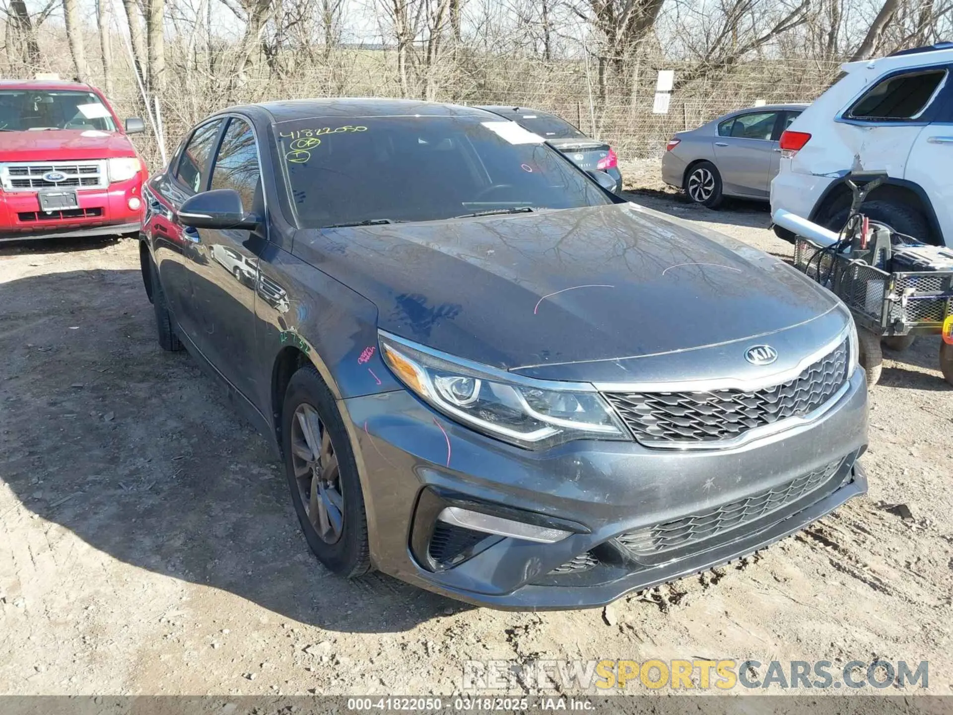 1 Photograph of a damaged car 5XXGT4L31LG384991 KIA OPTIMA 2020