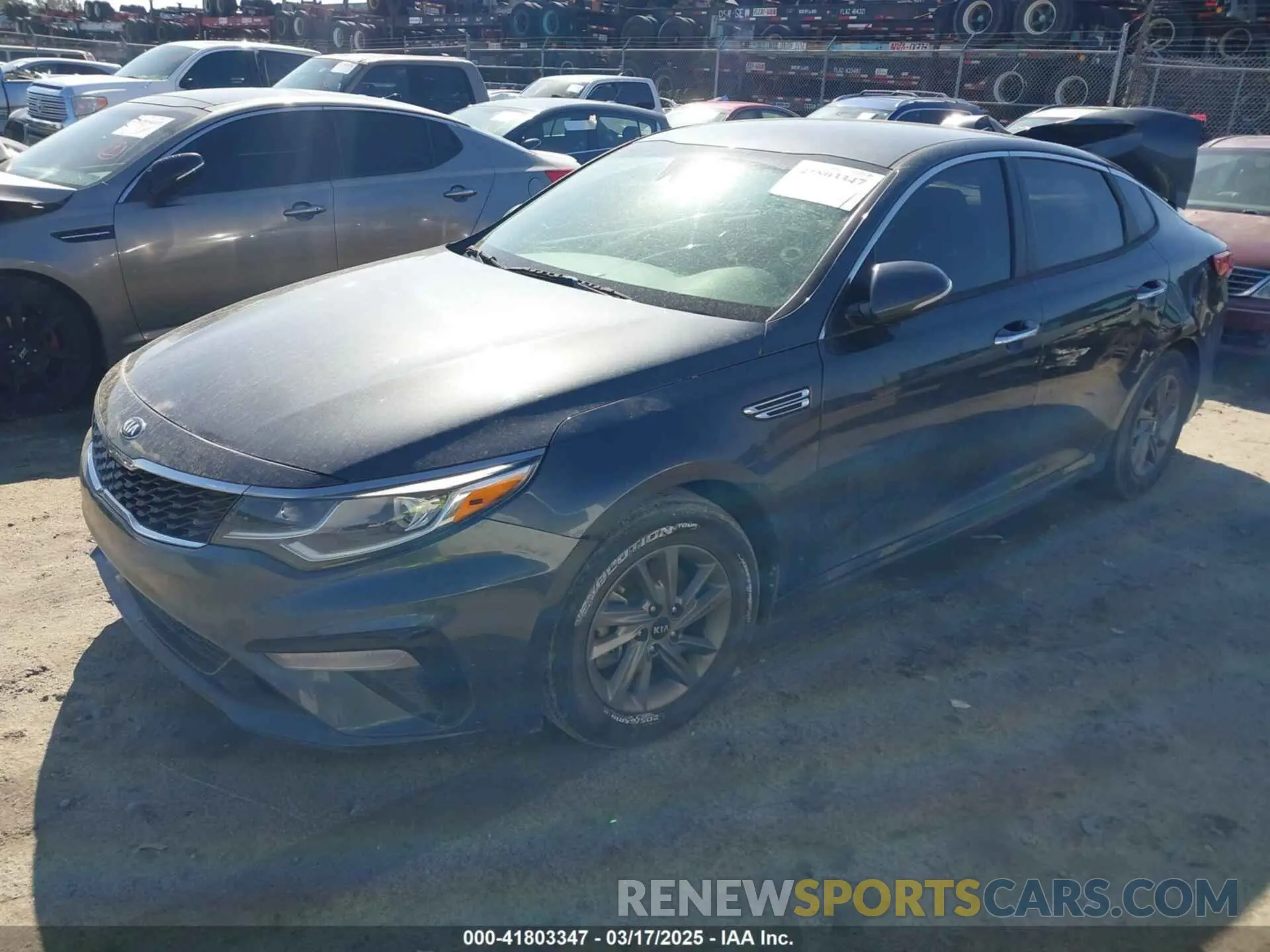 2 Photograph of a damaged car 5XXGT4L31LG385283 KIA OPTIMA 2020