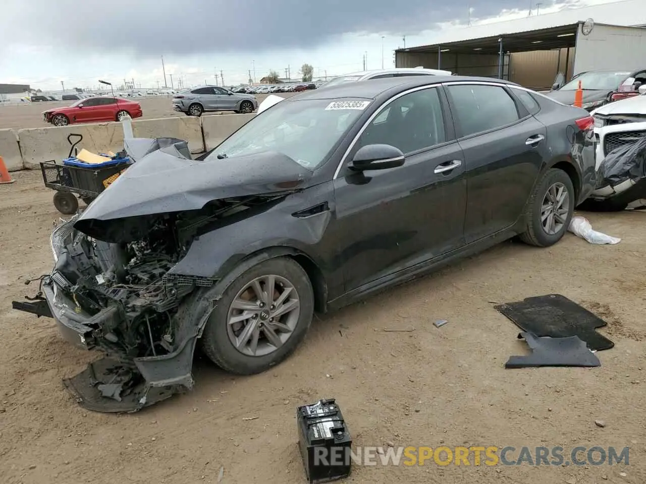 1 Photograph of a damaged car 5XXGT4L31LG422851 KIA OPTIMA 2020