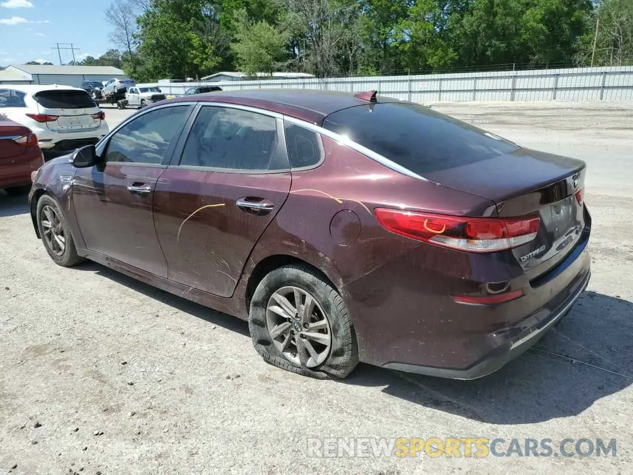 2 Photograph of a damaged car 5XXGT4L31LG426642 KIA OPTIMA 2020