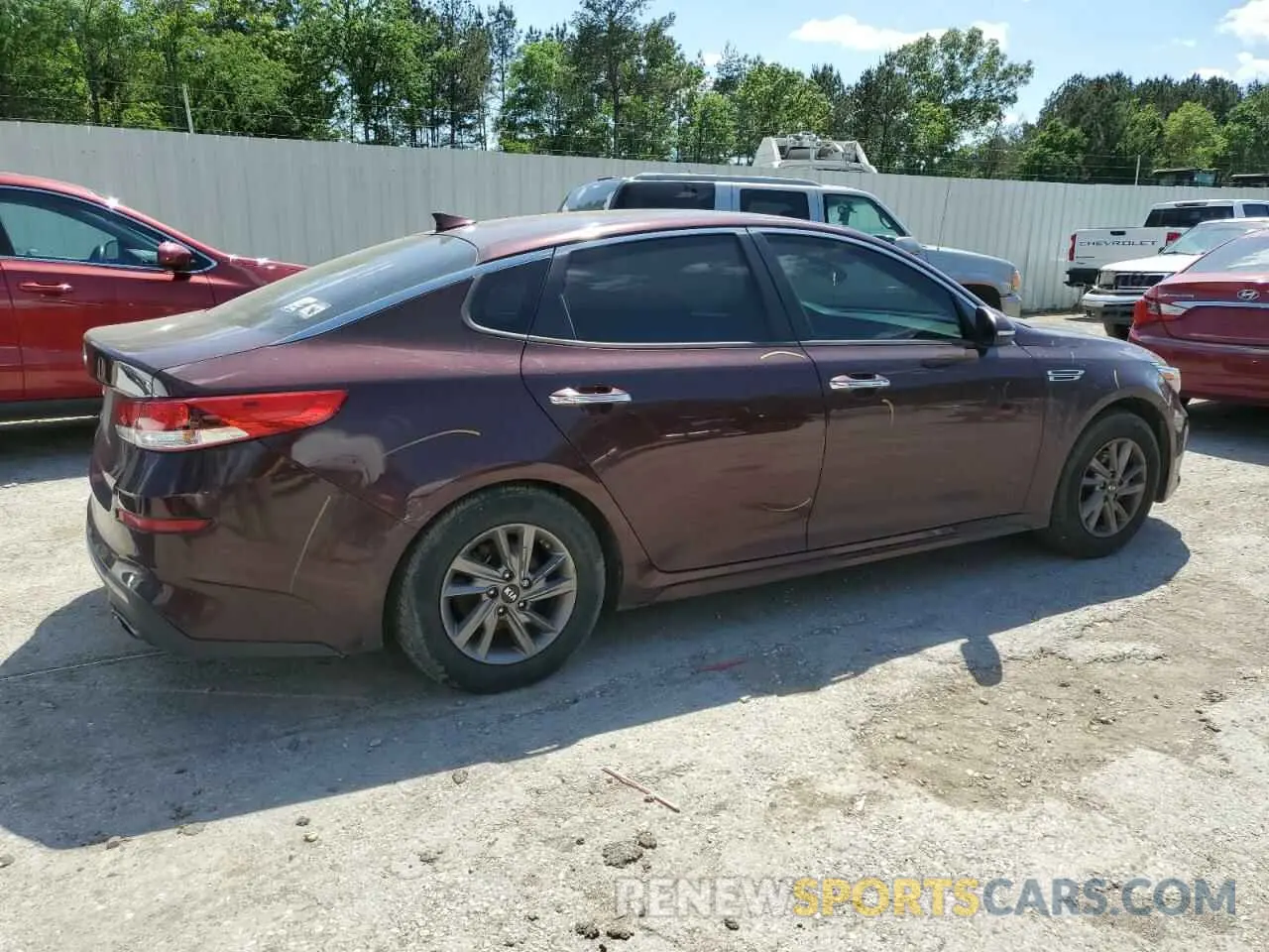 3 Photograph of a damaged car 5XXGT4L31LG426642 KIA OPTIMA 2020