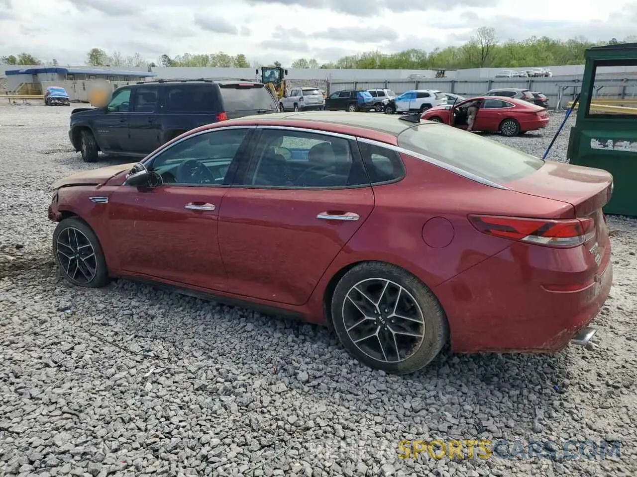 2 Photograph of a damaged car 5XXGT4L31LG431727 KIA OPTIMA 2020