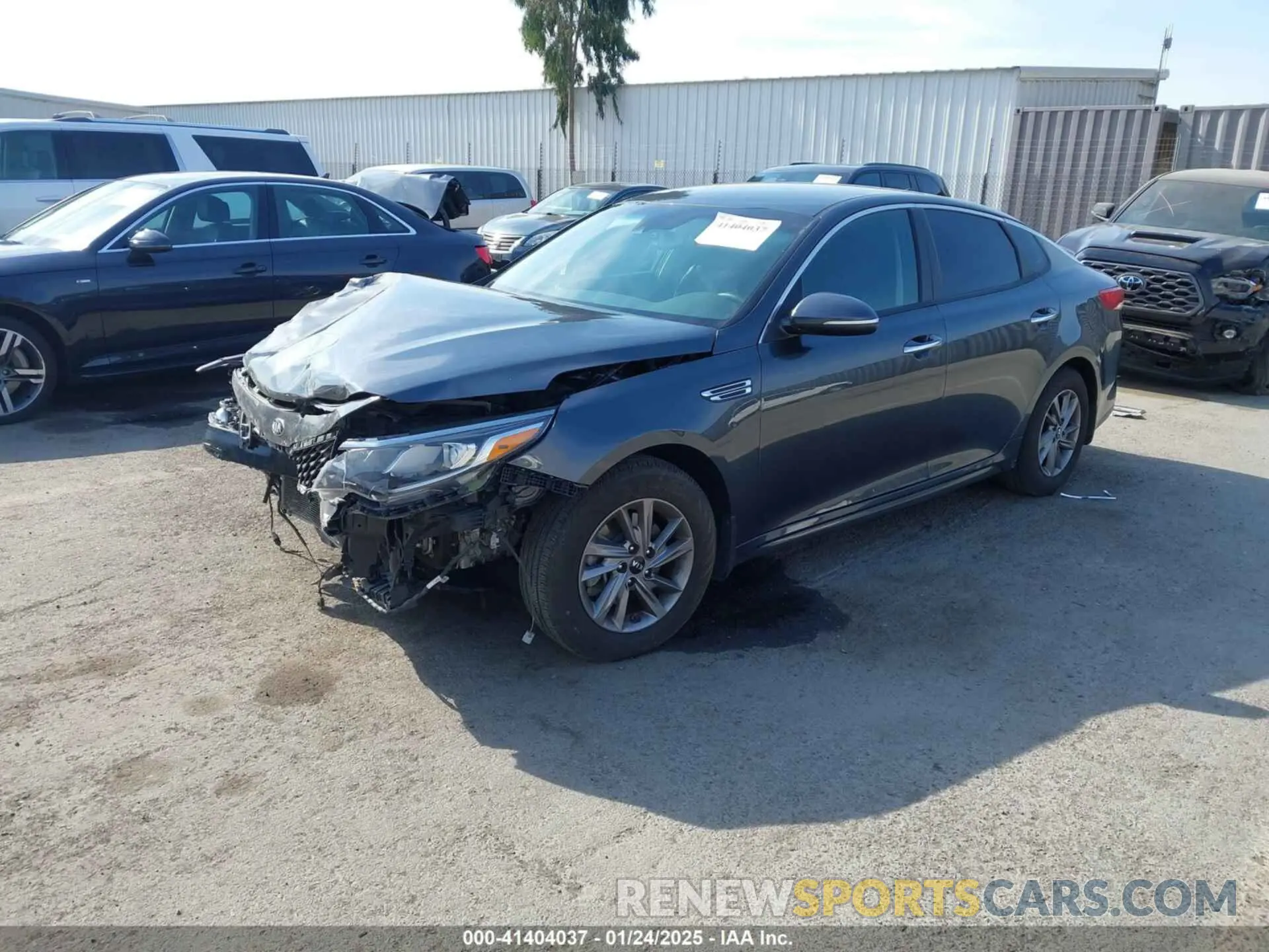 2 Photograph of a damaged car 5XXGT4L31LG447331 KIA OPTIMA 2020