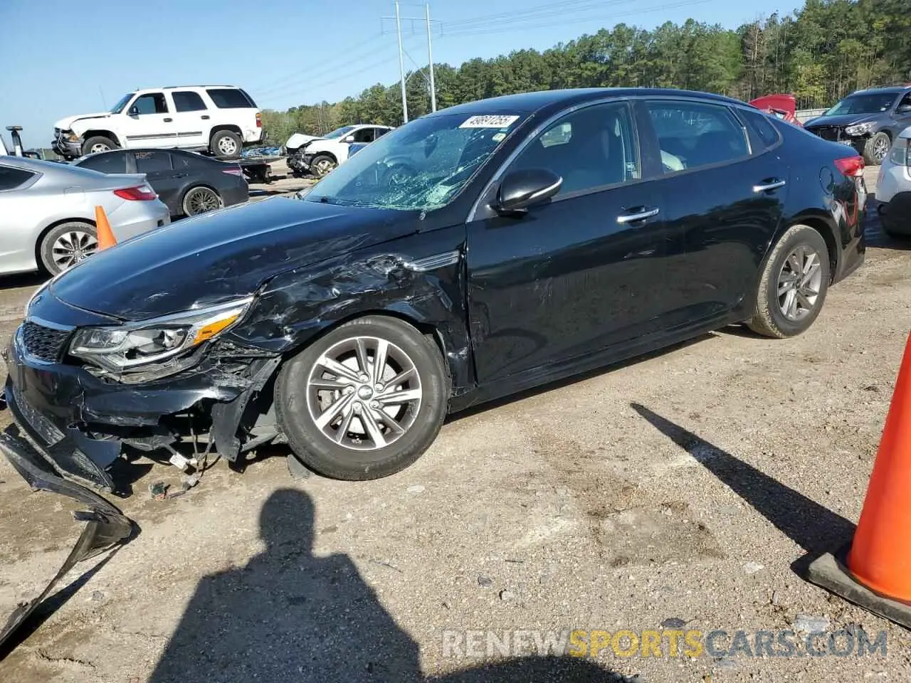 1 Photograph of a damaged car 5XXGT4L32LG391223 KIA OPTIMA 2020