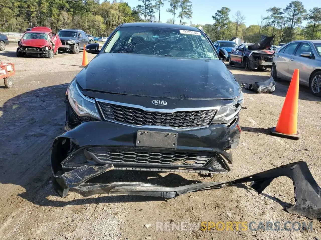 5 Photograph of a damaged car 5XXGT4L32LG391223 KIA OPTIMA 2020