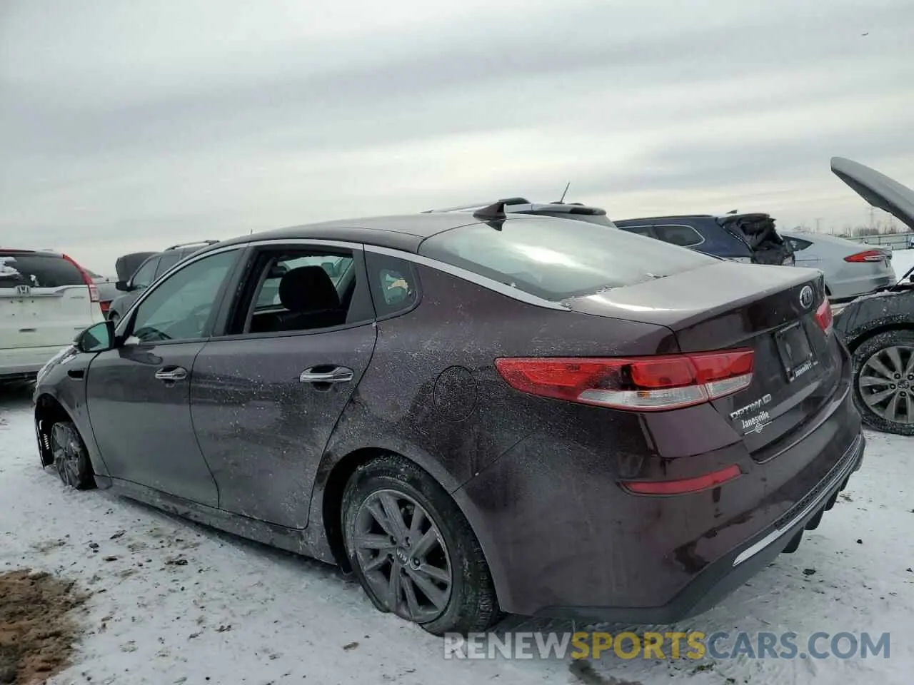 2 Photograph of a damaged car 5XXGT4L32LG406495 KIA OPTIMA 2020