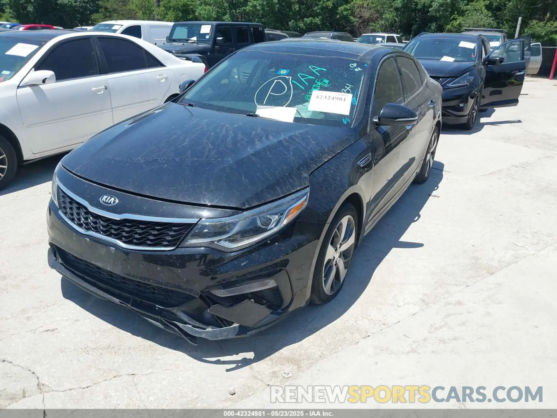 2 Photograph of a damaged car 5XXGT4L32LG417934 KIA OPTIMA 2020