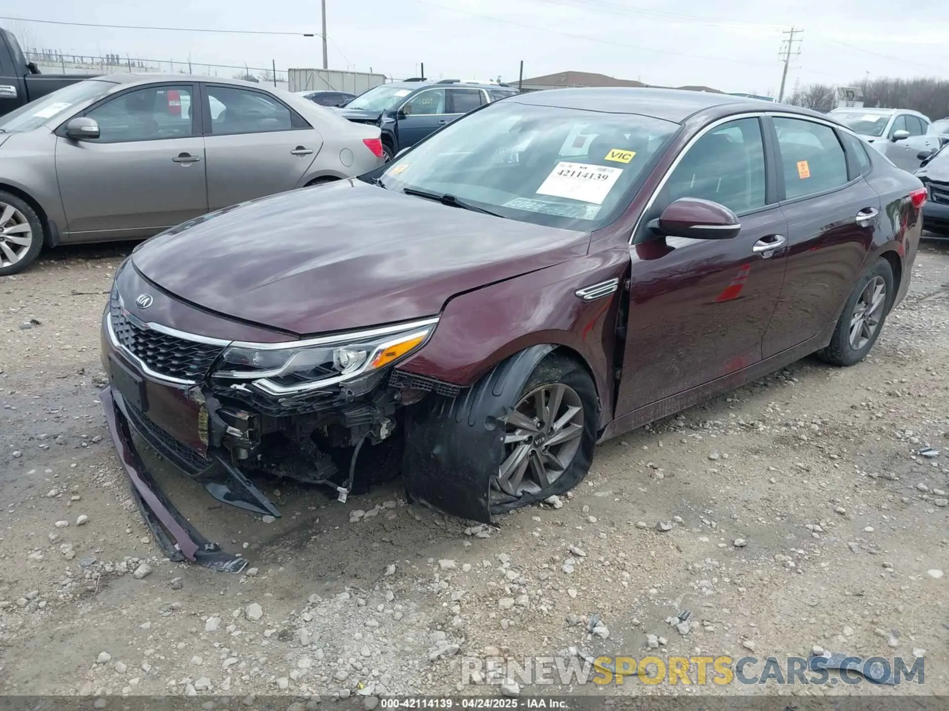 2 Photograph of a damaged car 5XXGT4L32LG423586 KIA OPTIMA 2020